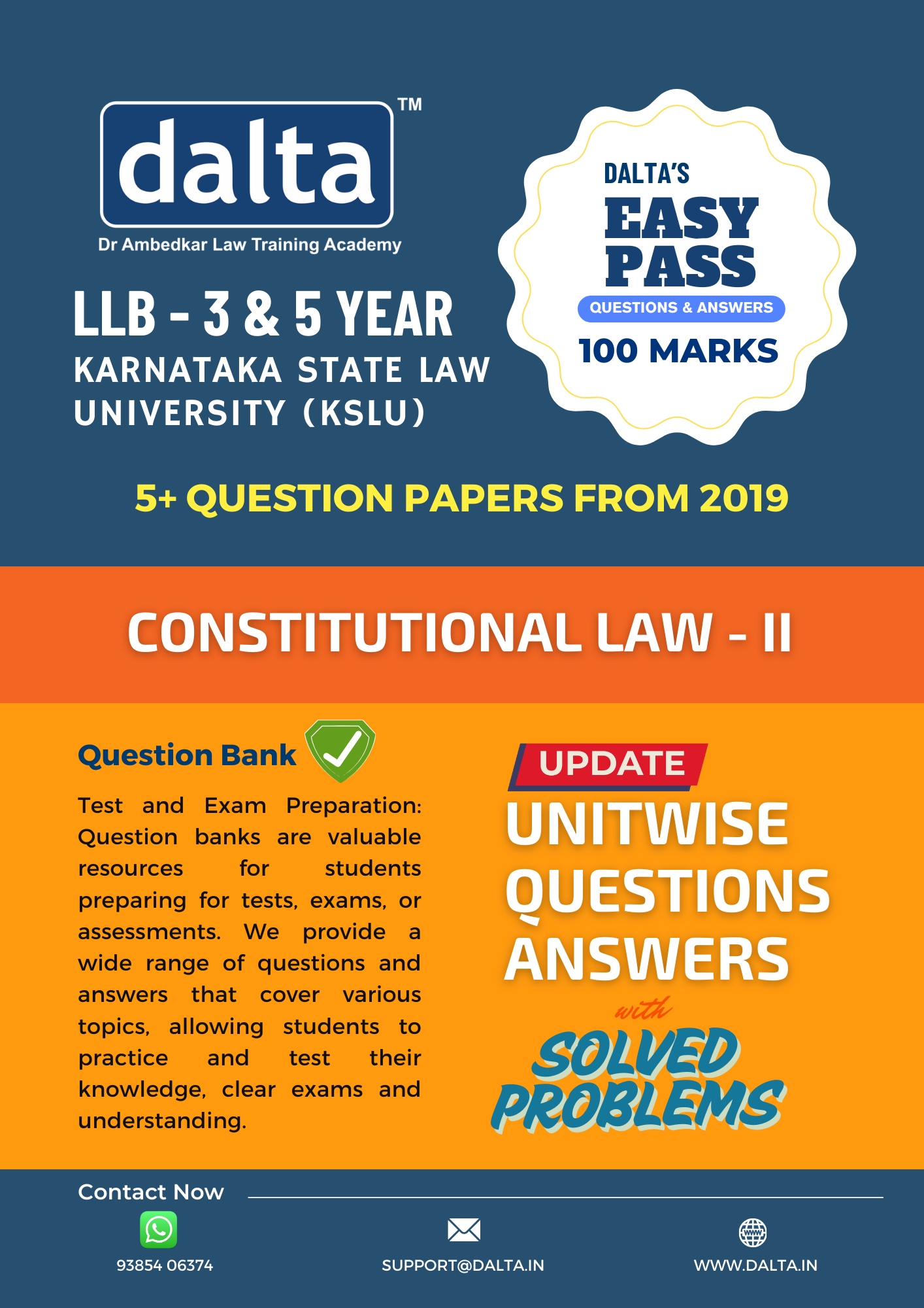 Constitutional Law - II - 100 Marks - Easy Pass Q & A