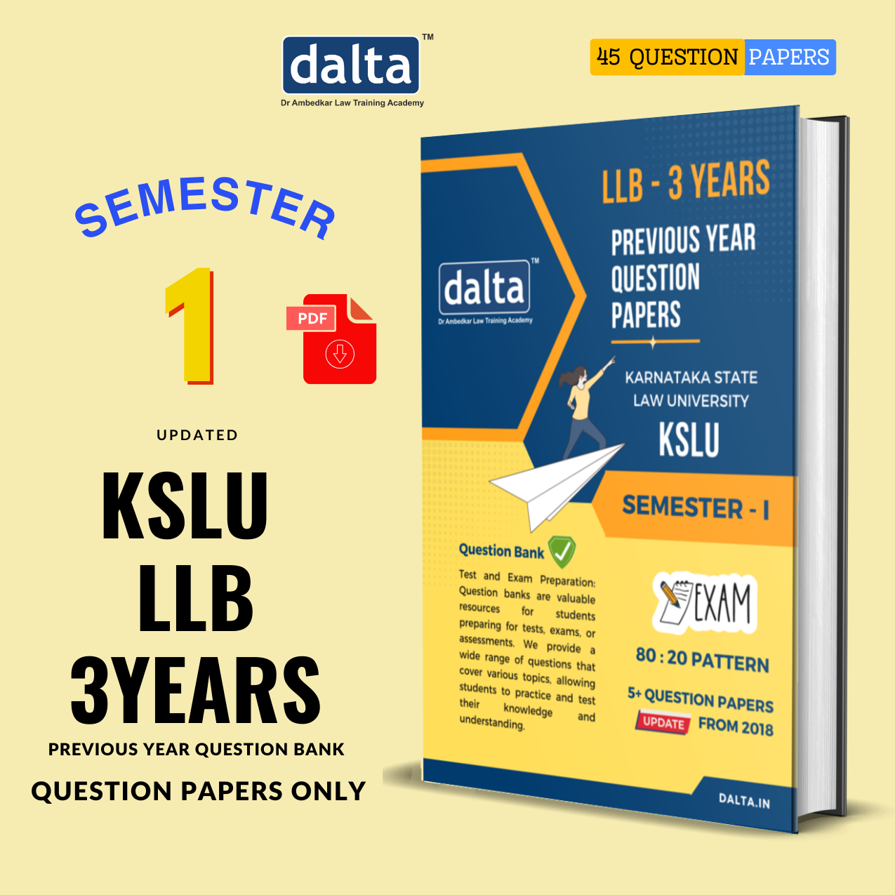 Semester-I Kslu Question Bank 80:20